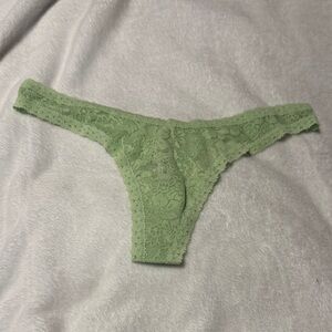 Victoria's Secret Green Lace Panties